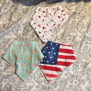Copper Pearl Bandana Bibs Set